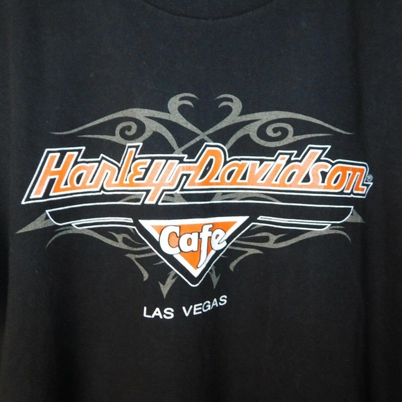 Harley-Davidson Tee Shirt Adult XL Cafe Las Vegas Biker Motorcycle Logo - Picture 3 of 7